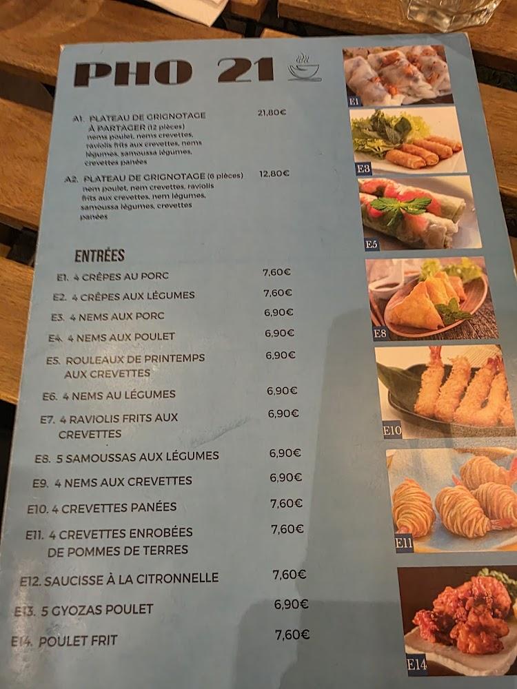 Pho21 - Menu Image 1